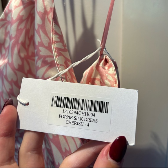 Reformation Poppie Silk Mini Dress (NWT!) - Picture 4 of 5